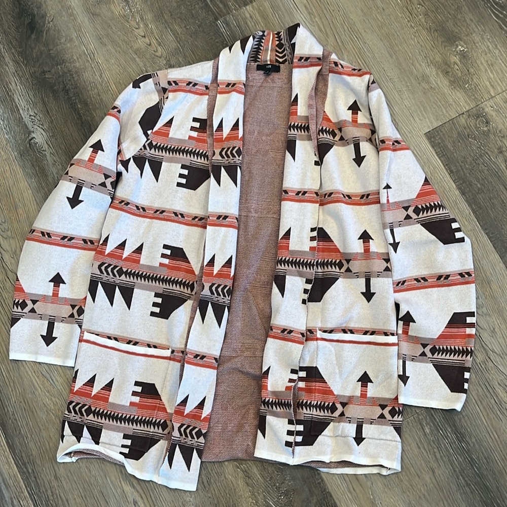 Aztec cardigan - blush bonanza